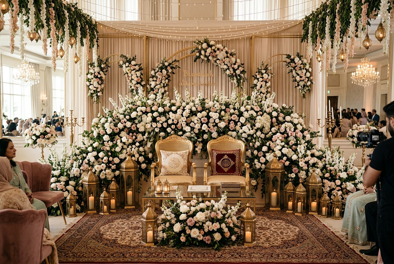 Traditional Islamic Nikah ceremony details