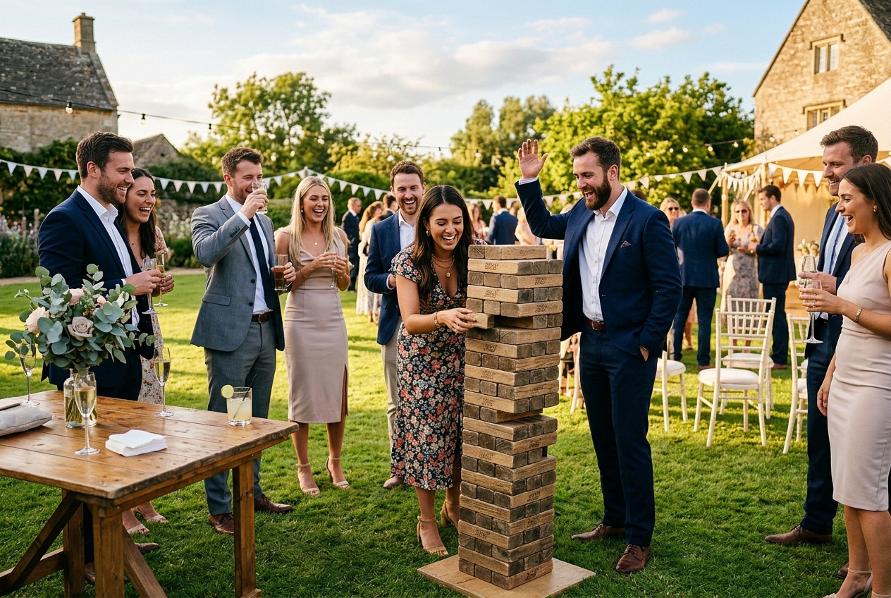 Interactive wedding activities and games